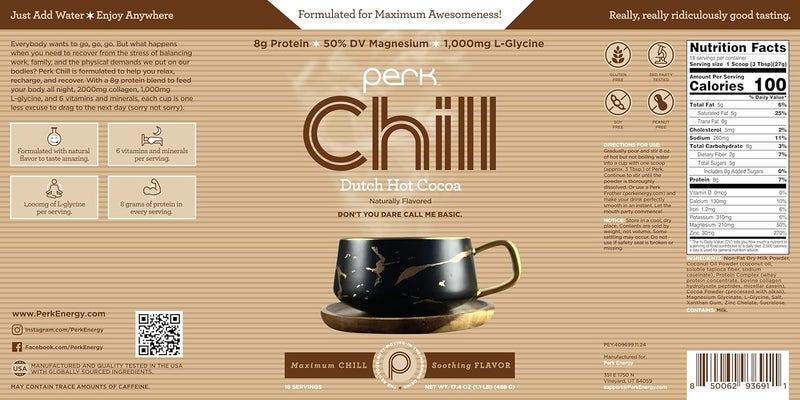 Perk Chill Dutch Hot Cocoa Drink Mix - Image 2